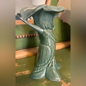 Anthropologie Hummingbird Ceramic Candlestick Holder EUC